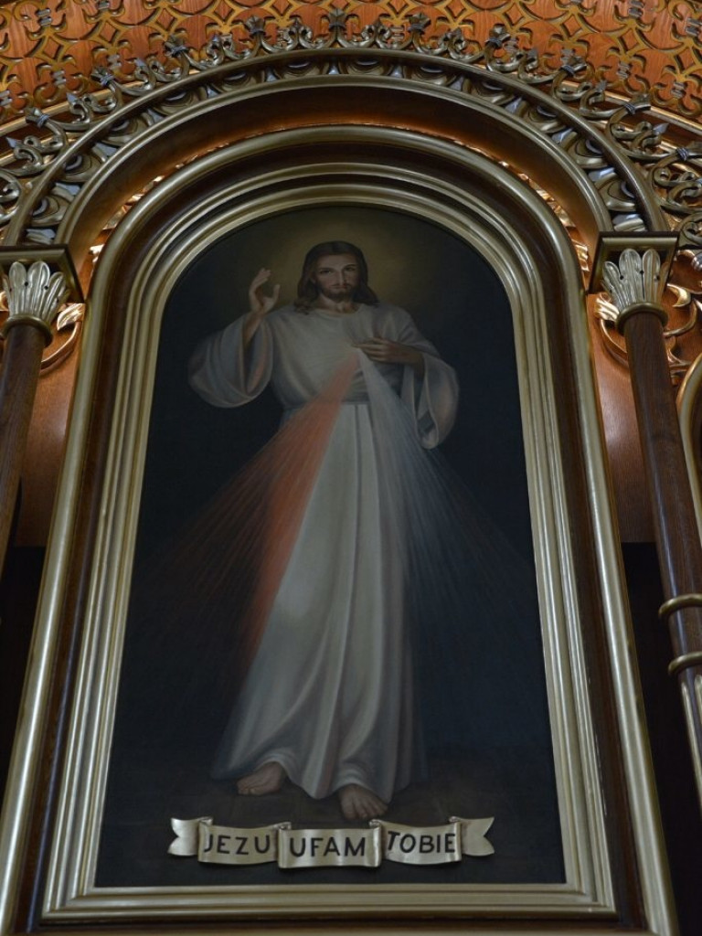 Ołtarz Miłosierdzia Bożego w kościele Św. Anny