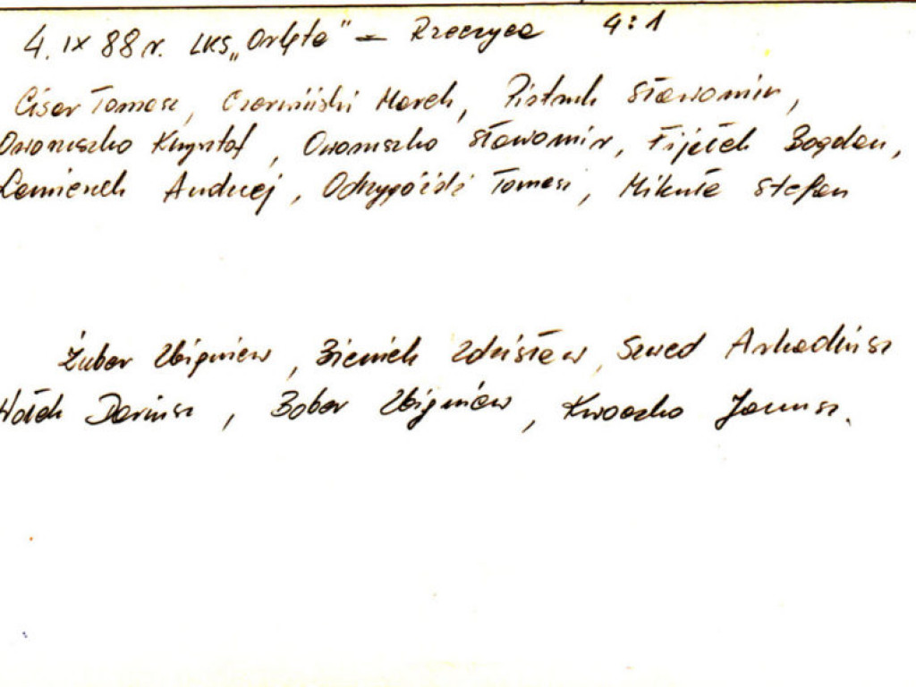 Historia Orląt na zdjęciach, cz. XIX