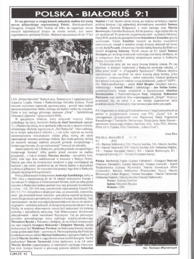 Historia Orląt na zdjęciach, cz. XIX