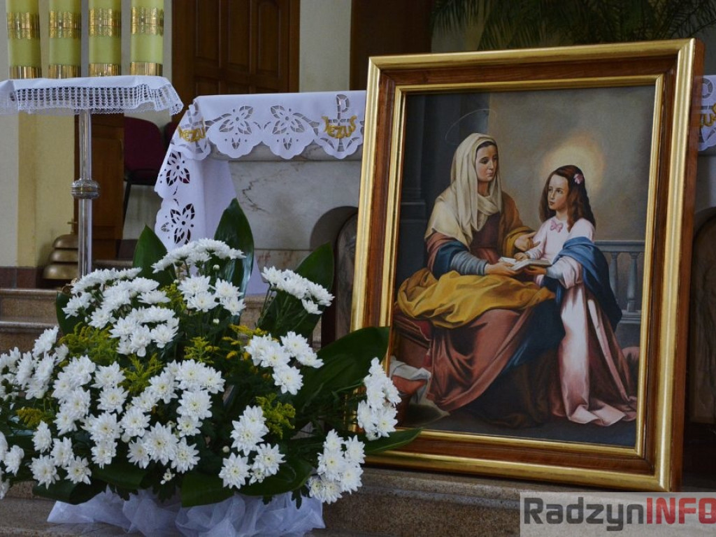 Nowy obraz patronki parafii św. Anny