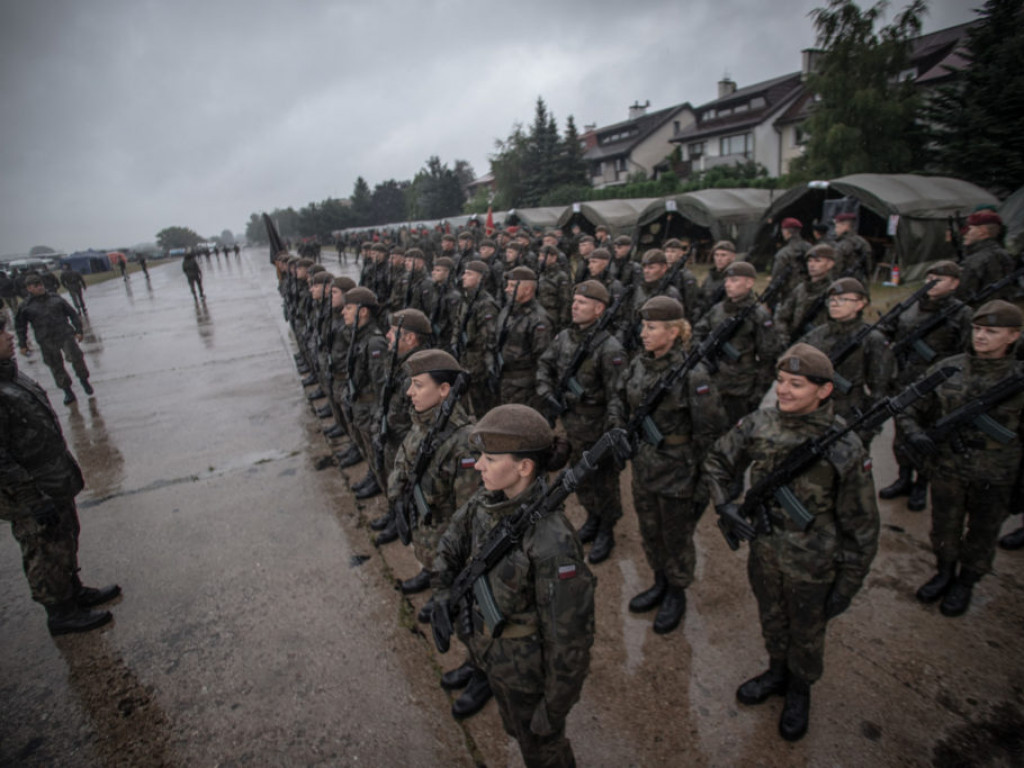 Terytorialsi z Lubelszczyzny na obchodach  Święta Wojska Polskiego