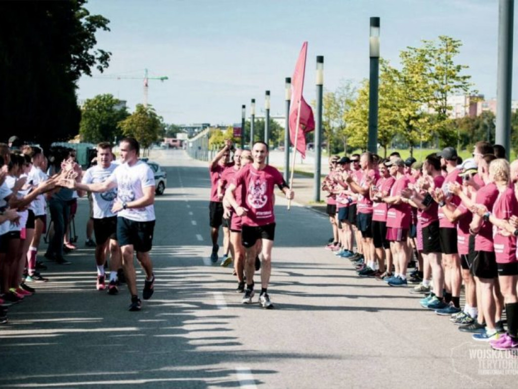 Wielki finał sztafety 100-lecia niepodległości terytorialsów