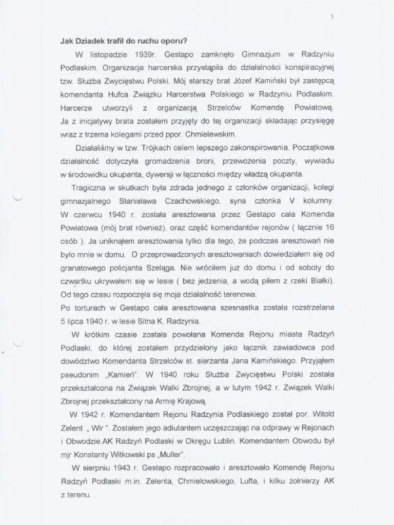 Ppor Marian Kamiński, ps. 