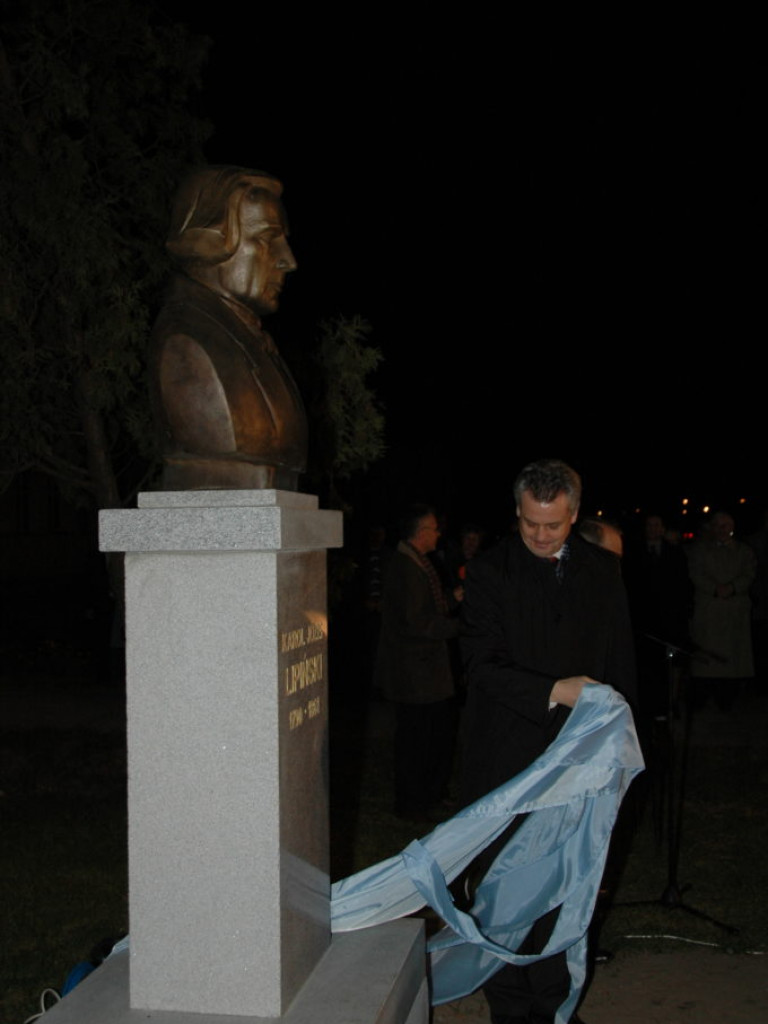 Odsłonięcie pomnika Karola Lipińskiego