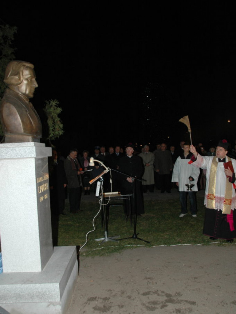 Odsłonięcie pomnika Karola Lipińskiego