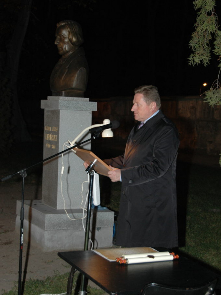 Odsłonięcie pomnika Karola Lipińskiego
