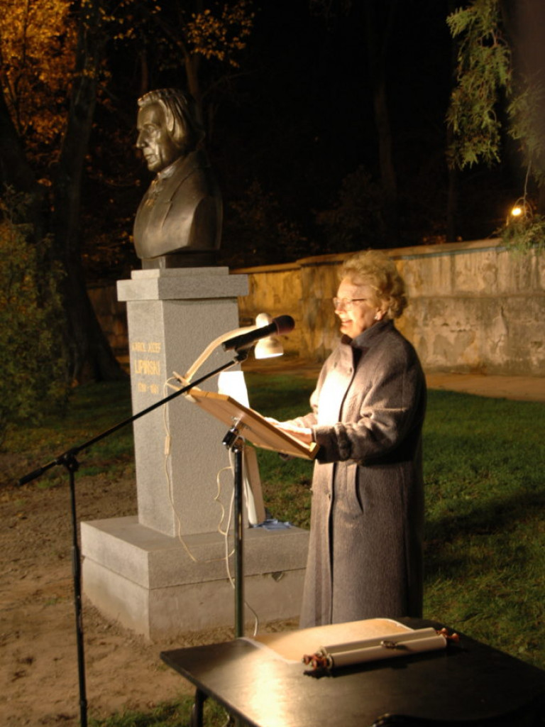 Odsłonięcie pomnika Karola Lipińskiego