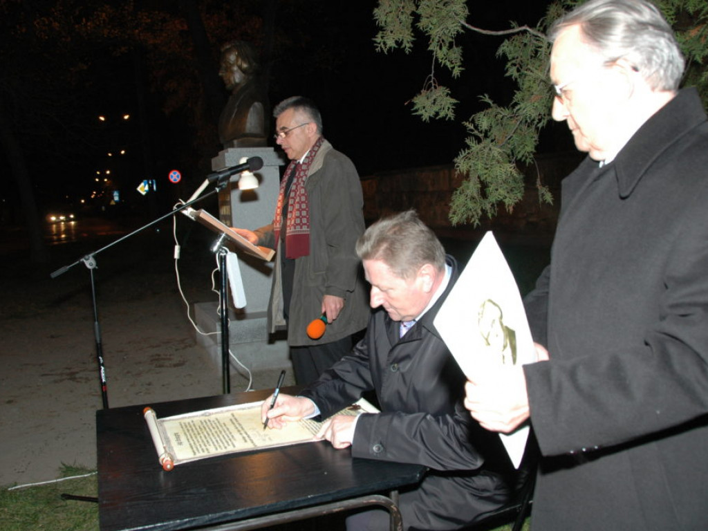 Odsłonięcie pomnika Karola Lipińskiego