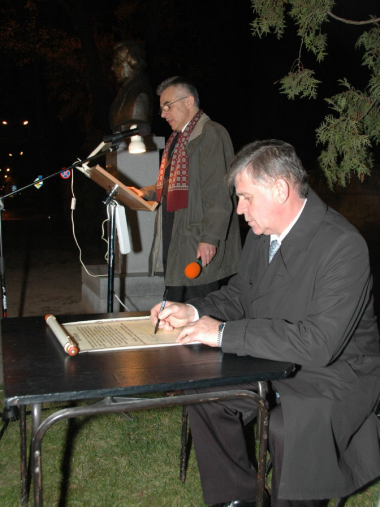 Odsłonięcie pomnika Karola Lipińskiego