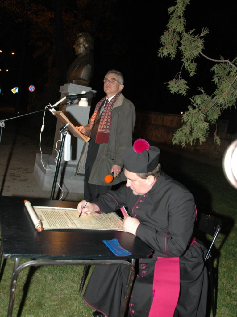 Odsłonięcie pomnika Karola Lipińskiego