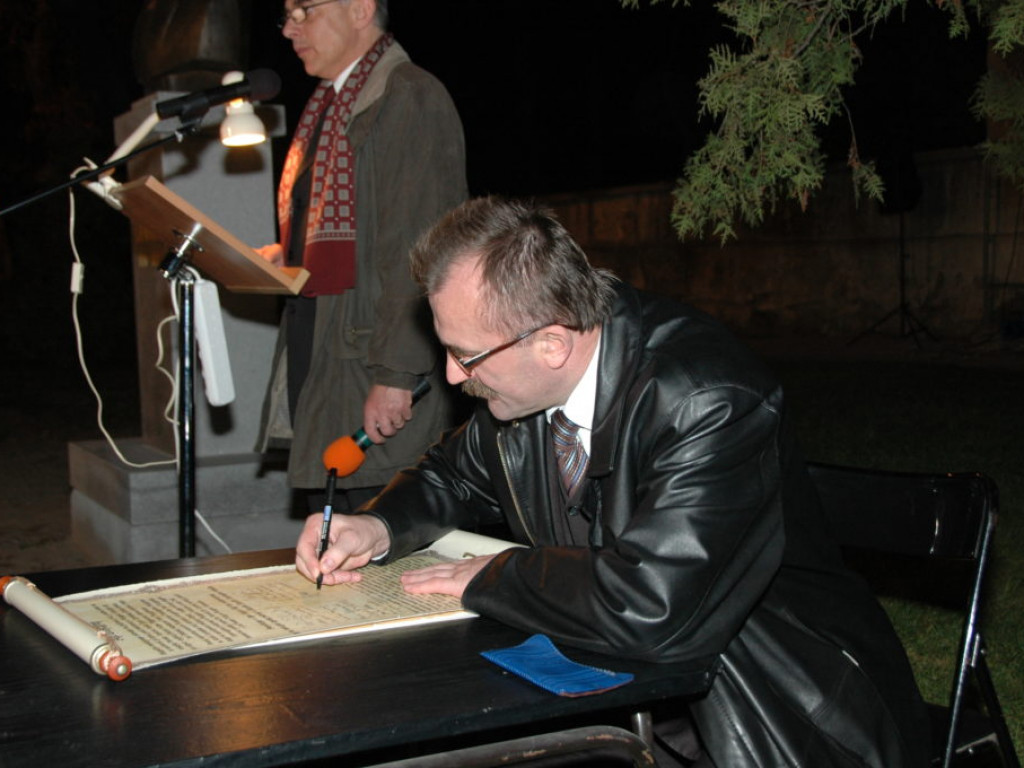 Odsłonięcie pomnika Karola Lipińskiego