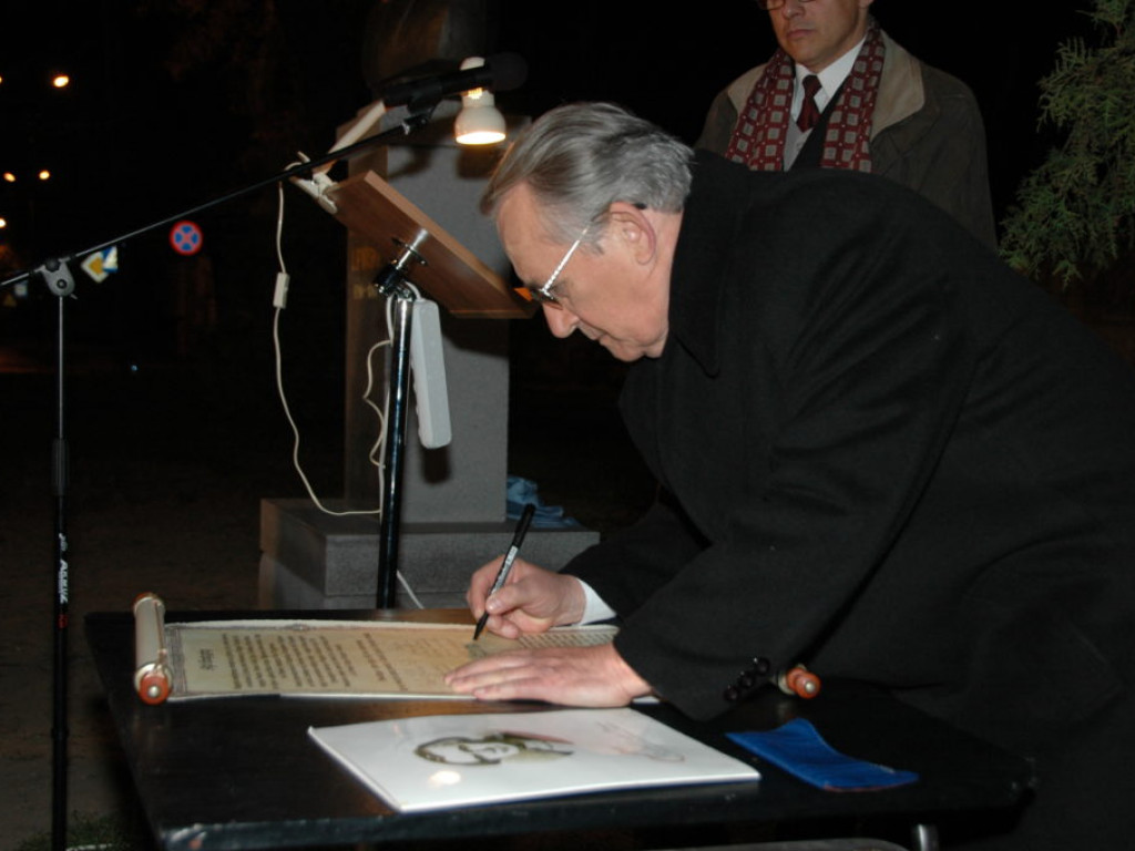 Odsłonięcie pomnika Karola Lipińskiego