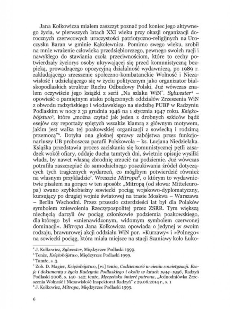 Przypominamy postać Jana Kołkowicza