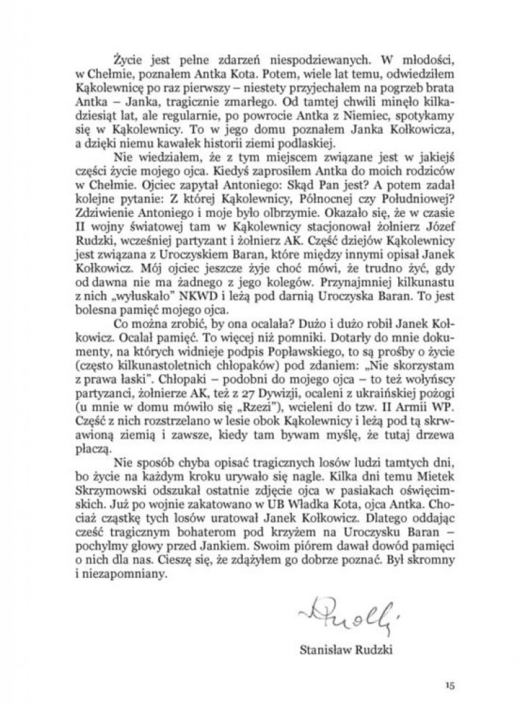 Jan Kołkowicz, cz. II