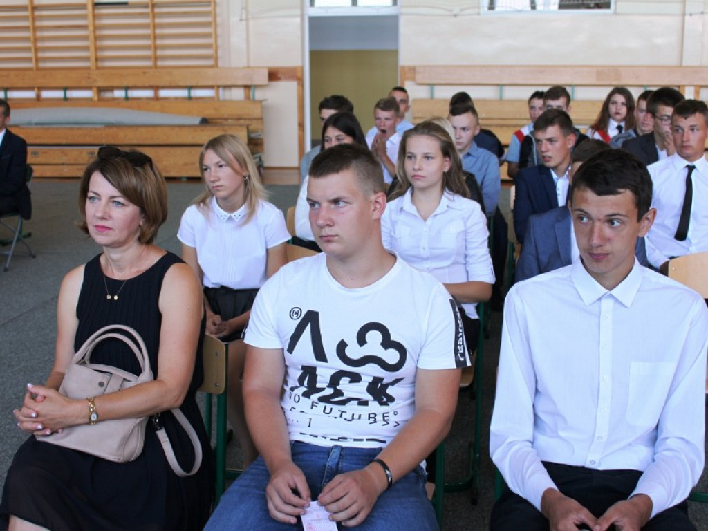 Rozpoczęcie roku szkolnego w ZSR w Woli Osowińskiej