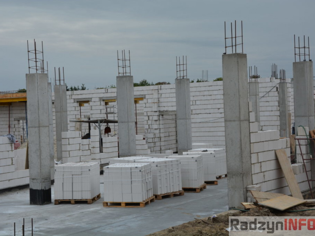 Postępy w budowie warsztatów przy ZSP