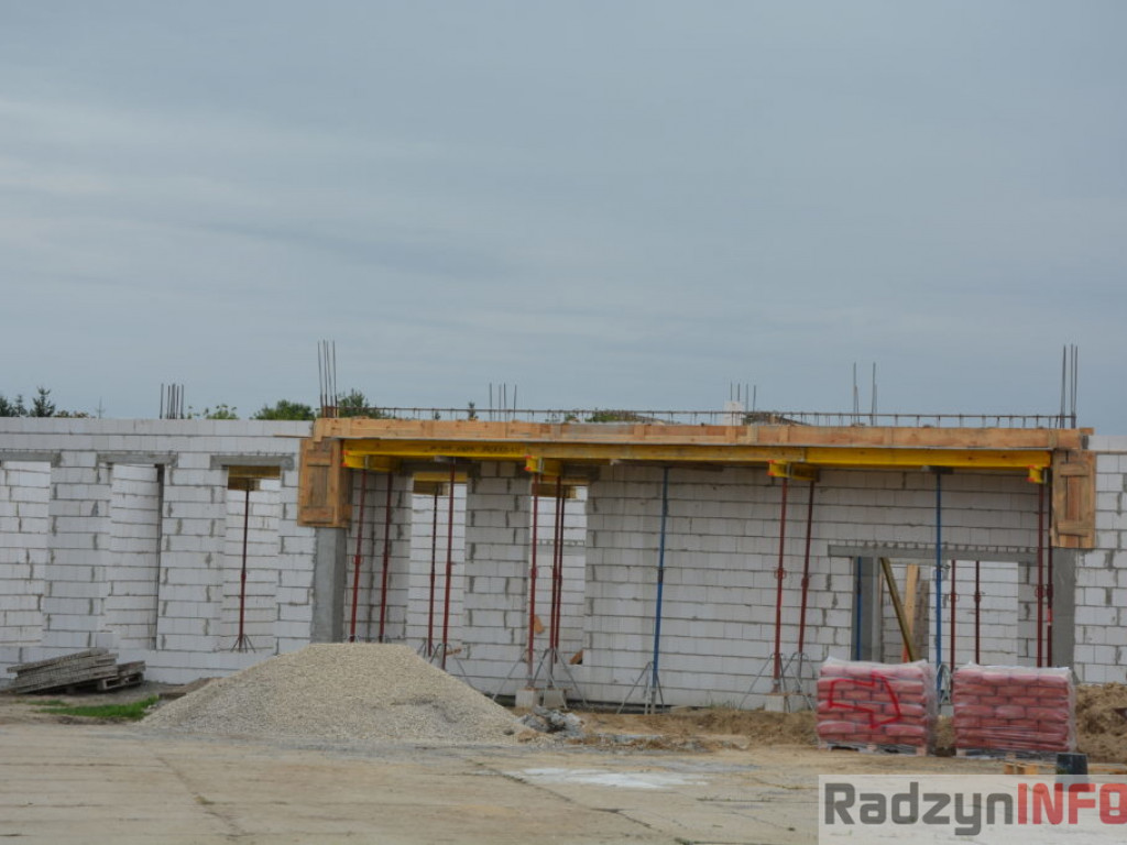 Postępy w budowie warsztatów przy ZSP