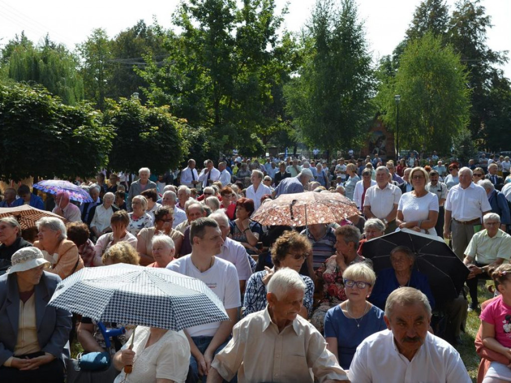 Dożynki diecezjalne w Woli Gułowskiej