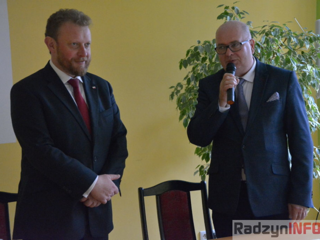 Minister Zdrowia z wizytą w radzyńskim szpitalu