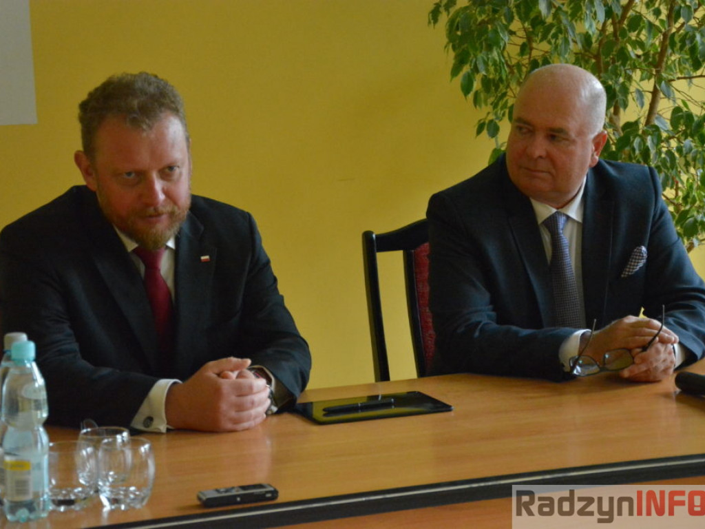 Minister Zdrowia z wizytą w radzyńskim szpitalu
