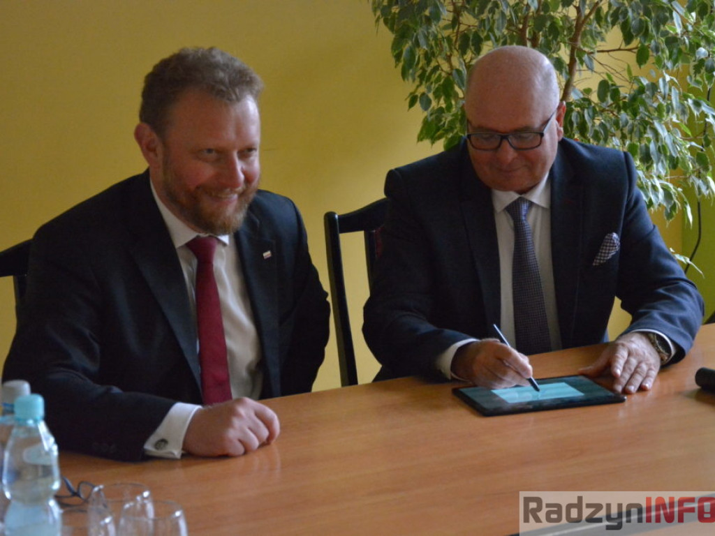 Minister Zdrowia z wizytą w radzyńskim szpitalu