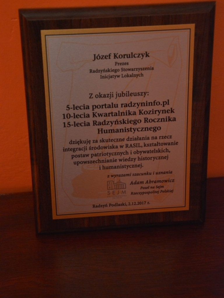 Wywiad z Józefem Korulczykiem, prezesem RaSIL-u