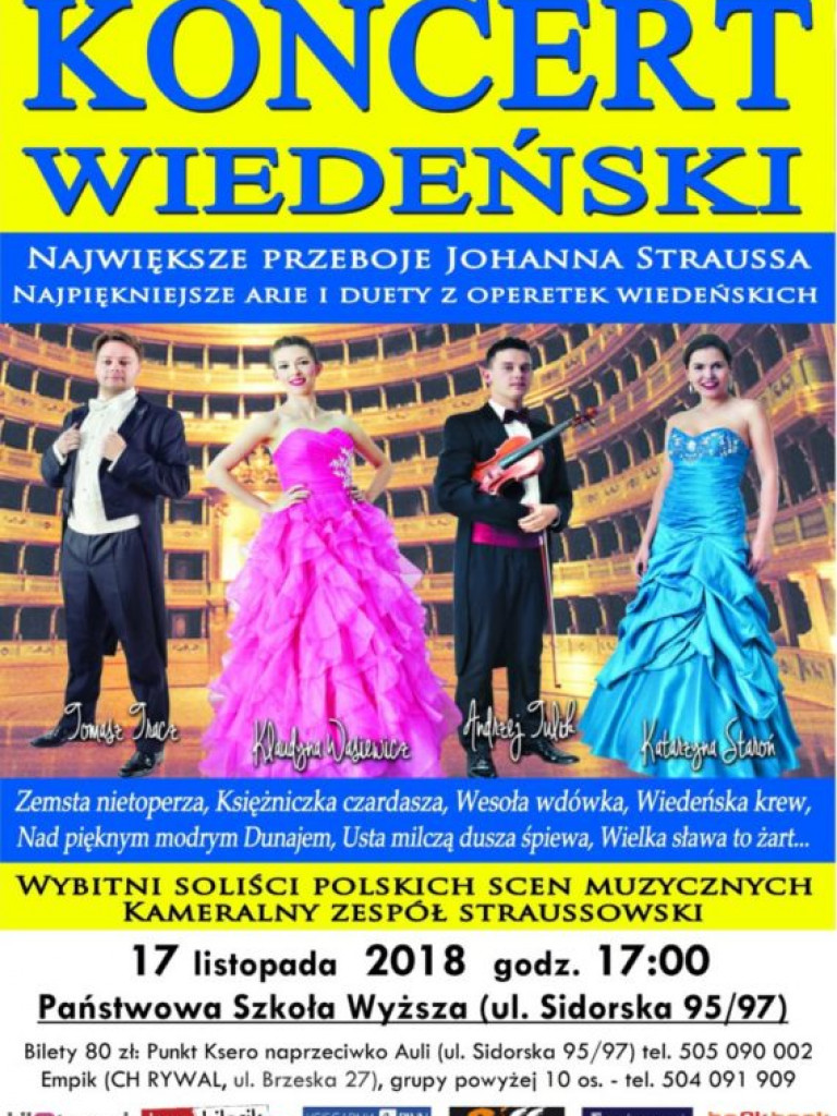 Wygraj wejściówkę na koncert arii i duetów z wiedeńskich operetek