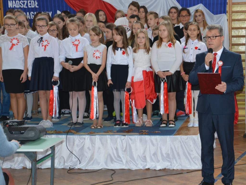 Uroczystość z okazji 100 rocznicy odzyskania niepodległości  pt. 