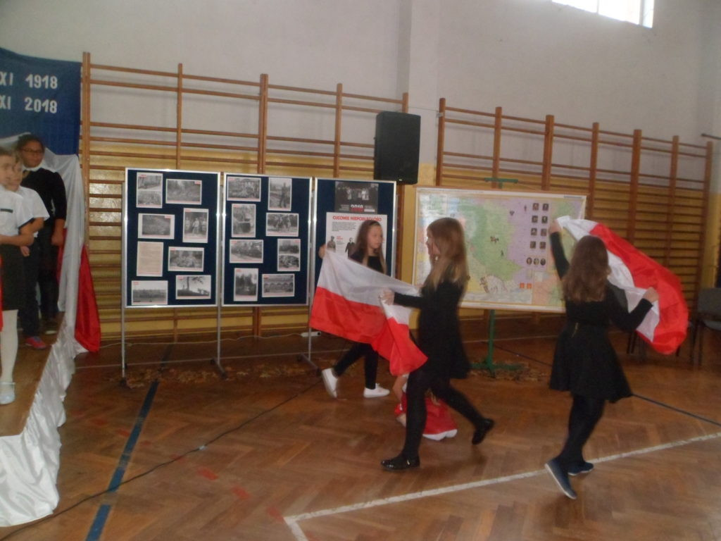 Uroczystość z okazji 100 rocznicy odzyskania niepodległości  pt. 