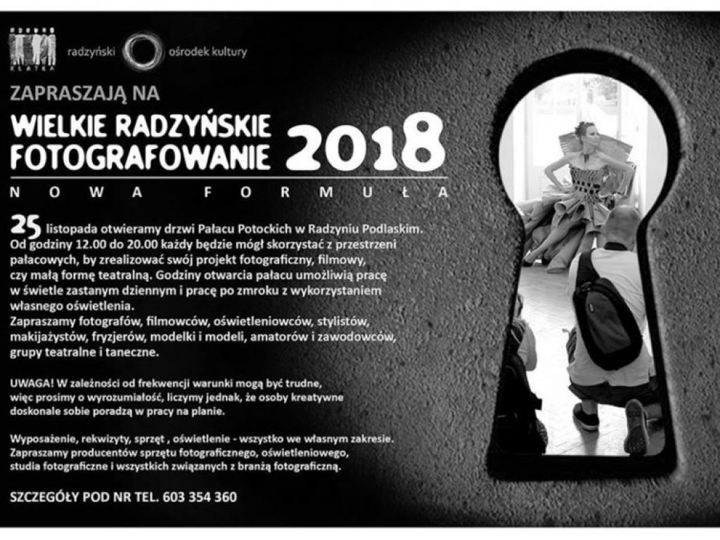 Wielkie Fotografowanie w pałacowych wnętrzach