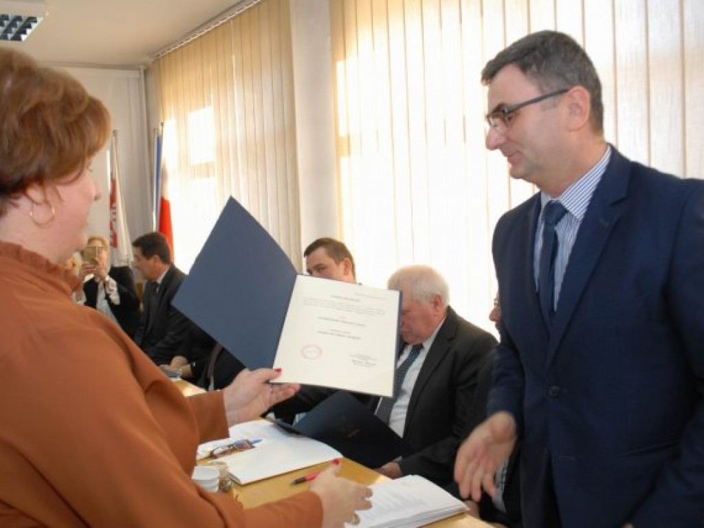 Pierwsza sesja Rady Gminy VIII kadencji  w Wohyniu
