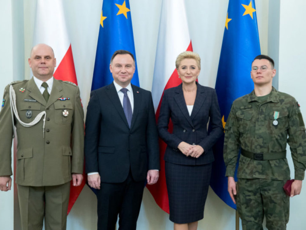 Żołnierz OT odznaczony Medalem za Ofiarność i Odwagę