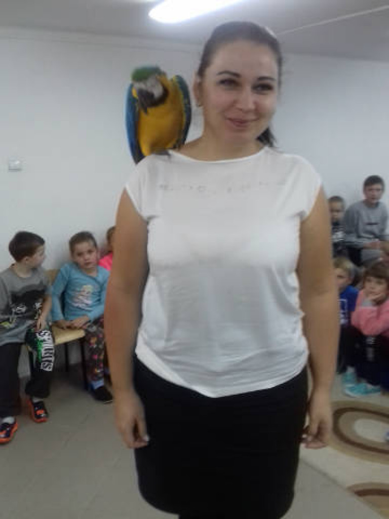 Ara i Kiki w szkole, czyli spotkanie z papugami