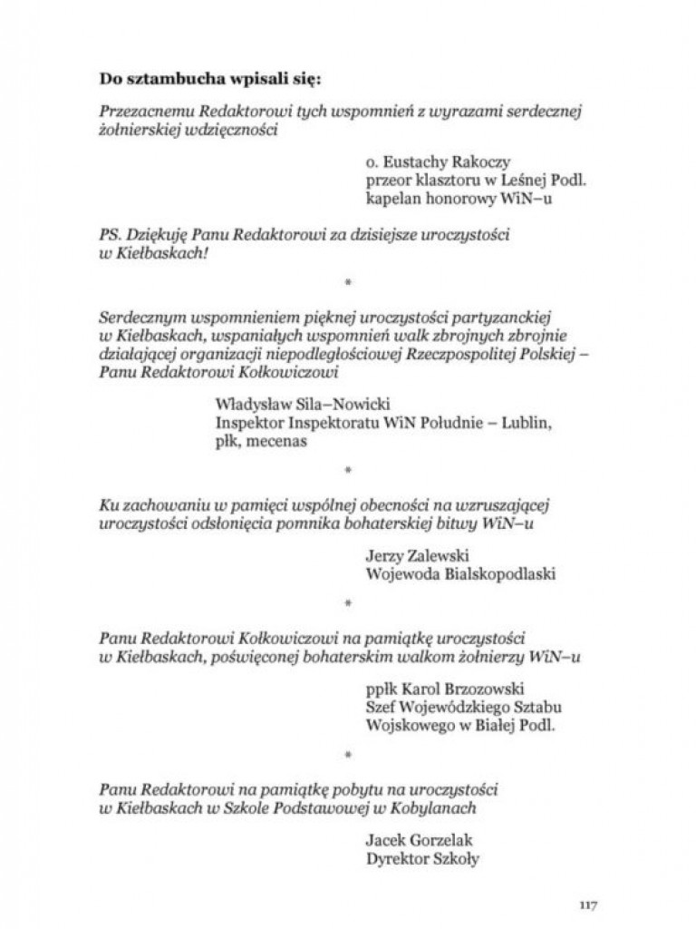 Jan Kołkowicz, cz. XI