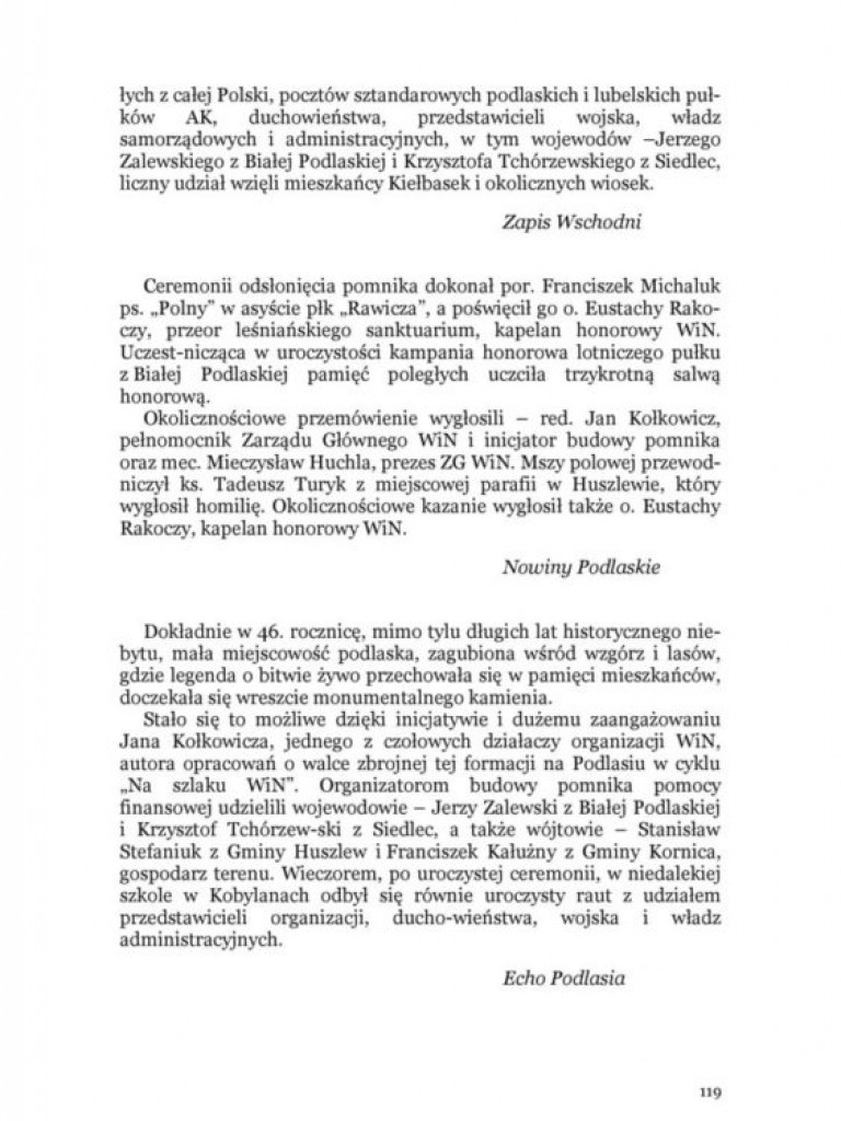 Jan Kołkowicz, cz. XI