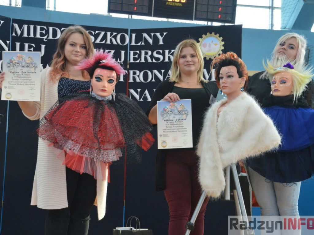 Parczew zwycięża w IV Międzyszkolnym Turnieju Fryzjerskim