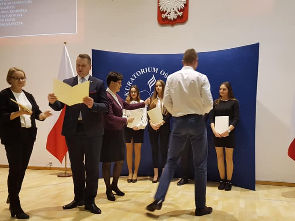 Kacper Kozak z I LO Stypendystą Prezesa Rady Ministrów
