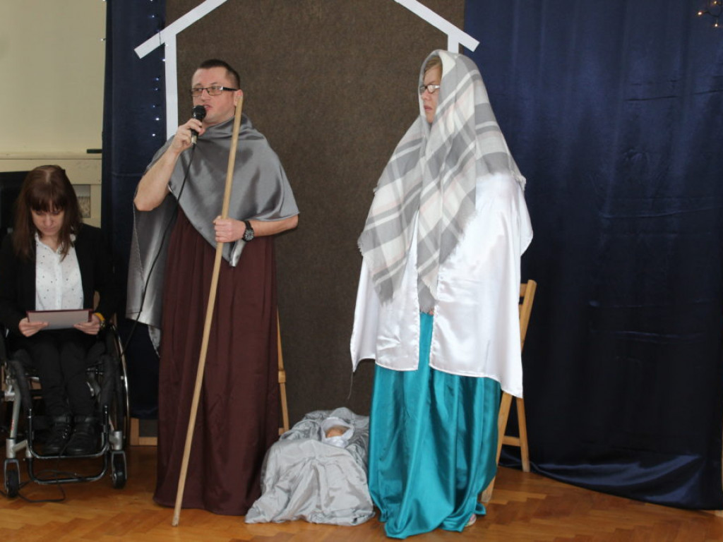 Spotkanie Opłatkowe w Warsztatach Terapii Zajęciowej w Kolembrodach