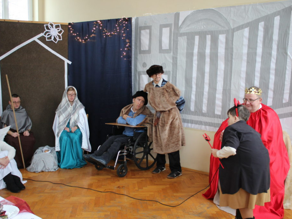 Spotkanie Opłatkowe w Warsztatach Terapii Zajęciowej w Kolembrodach