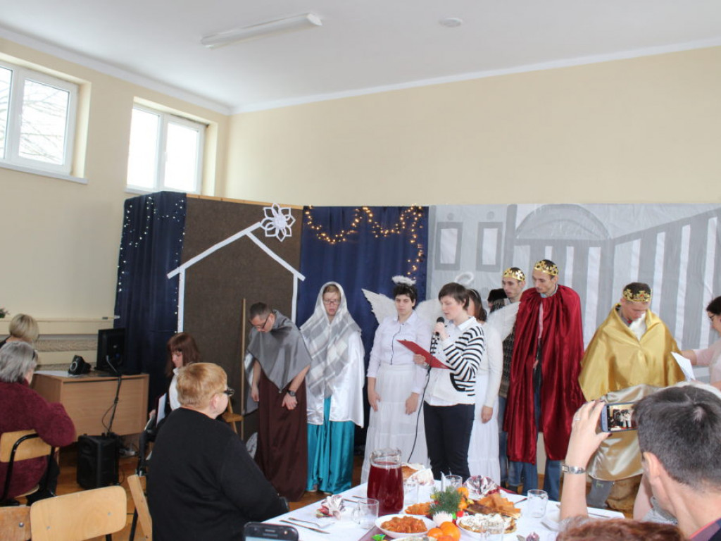 Spotkanie Opłatkowe w Warsztatach Terapii Zajęciowej w Kolembrodach