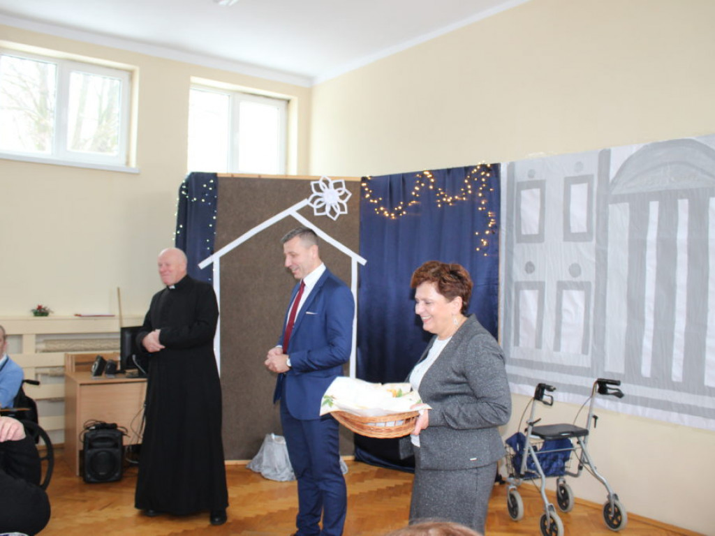 Spotkanie Opłatkowe w Warsztatach Terapii Zajęciowej w Kolembrodach