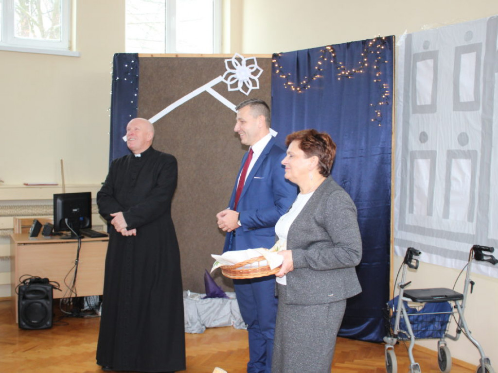 Spotkanie Opłatkowe w Warsztatach Terapii Zajęciowej w Kolembrodach