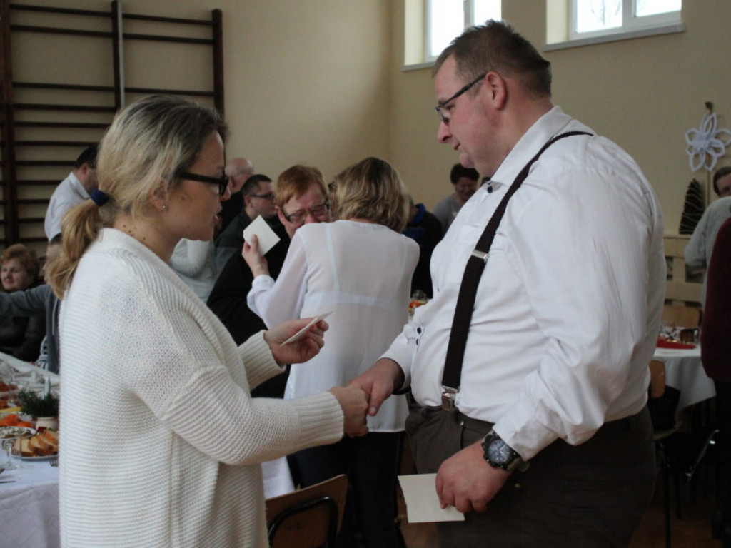 Spotkanie Opłatkowe w Warsztatach Terapii Zajęciowej w Kolembrodach