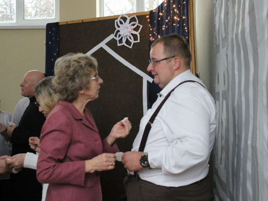 Spotkanie Opłatkowe w Warsztatach Terapii Zajęciowej w Kolembrodach