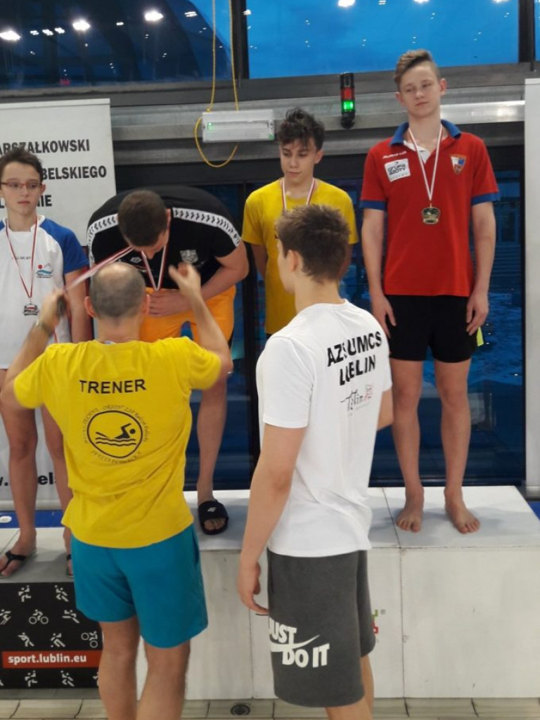 Mikołaj Trykacz trzykrotnym Mistrzem Województwa Lubelskiego w pływaniu