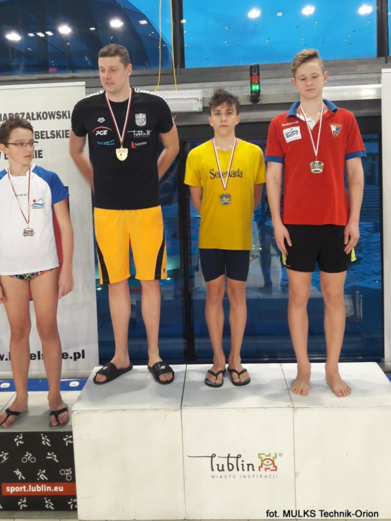 Mikołaj Trykacz trzykrotnym Mistrzem Województwa Lubelskiego w pływaniu