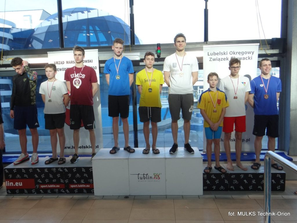 Mikołaj Trykacz trzykrotnym Mistrzem Województwa Lubelskiego w pływaniu