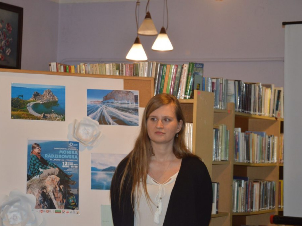 Spotkanie z podróżniczką Moniką Radzikowską