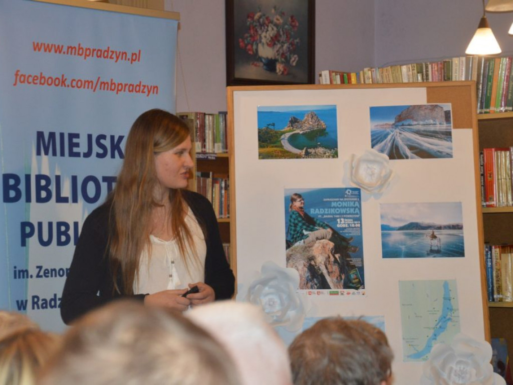 Spotkanie z podróżniczką Moniką Radzikowską