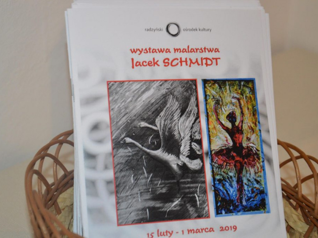 Wystawa obrazów Jacka Schmidta